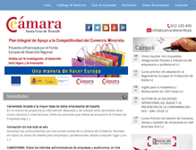 Tablet Screenshot of camaratenerife.com